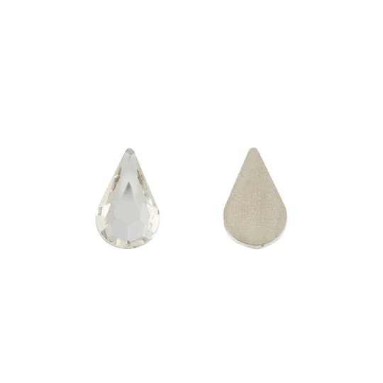 Clear Teardrop Flatback Glass Rhinestones, 288ct. by Bead Landing™